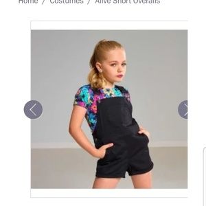 Curtain Call Alive Short Overalls